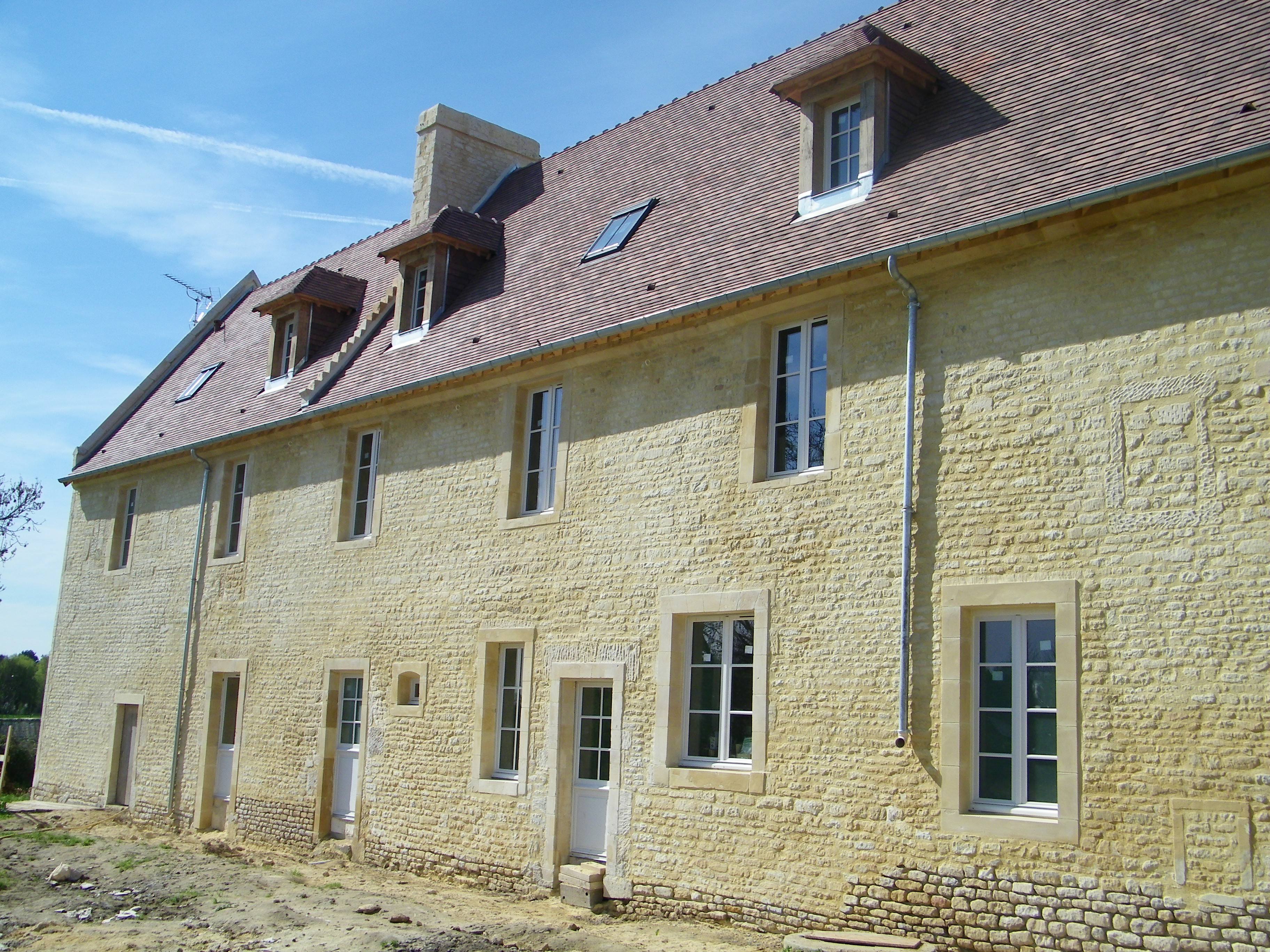 Réhabillitation de maison ancienne Saint-Martin-de-Bossenay