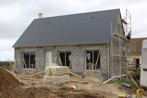 Ravalement de façade, enduit à Marnay-sur-Seine