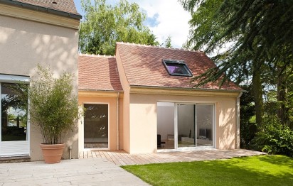 Extension de maison dans l'Aube
